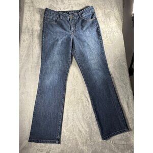 Bandolino Womens size 12 Blue Denim Jeans Straight Leg